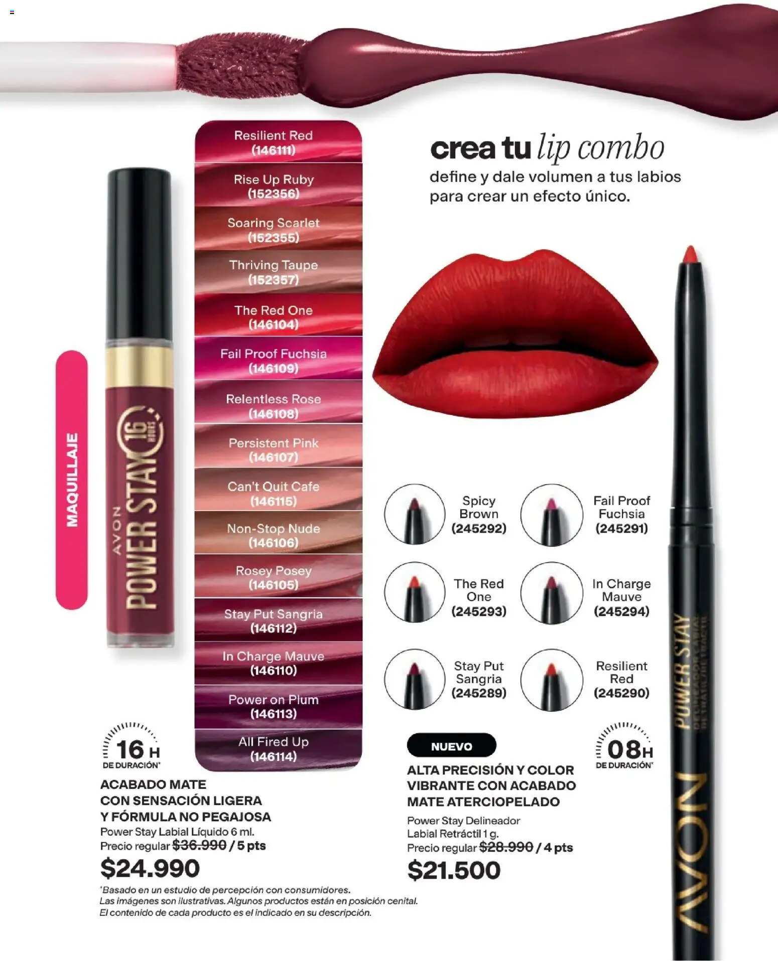 Avon revista - valida desde el 16/08/2026 | Página: 38 | Productos: Maquillaje, Delineador, Café