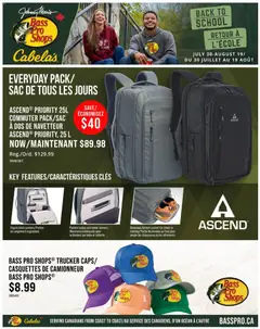 Preview of Cabelas flyer / circulaire from shop Cabelas valid from Jul 30, 2026