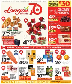 Preview of Longo's weekly flyer / circulaire from shop Longo's valid from Jun 25, 2026