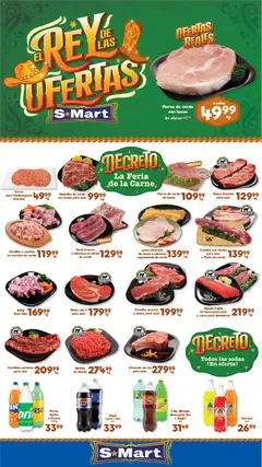 Vista previa de S-Mart folleto Ofertas de feria Monterrey, nuevo folleto de la tienda, válido en México a partir del 09.06.2026