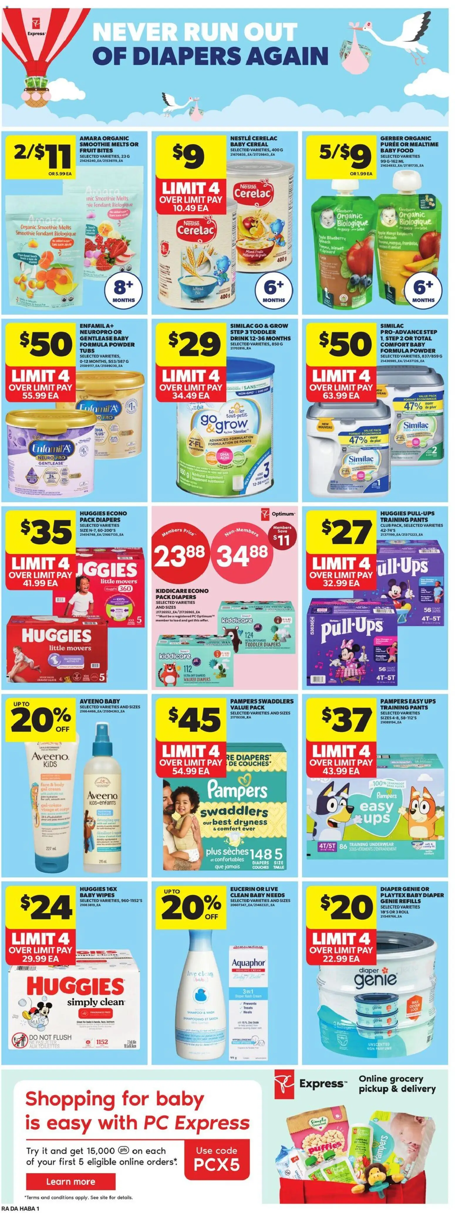 Atlantic Superstore flyer valid from Aug 27, 2026 | Page: 23 | Products: Powder, Smoothie, Baby drink, Pants