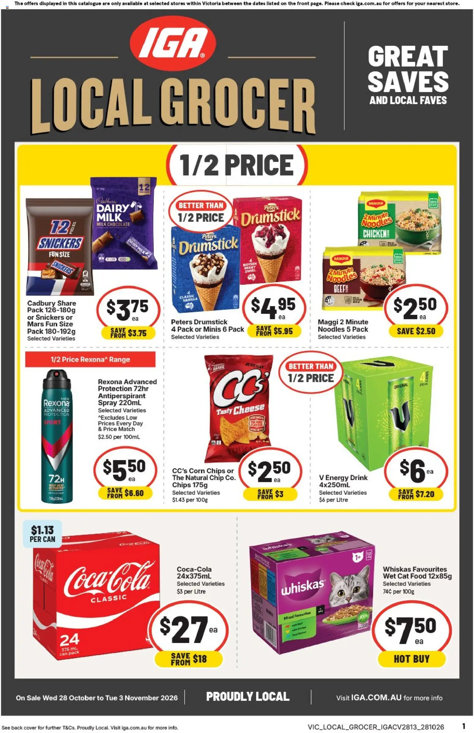 IGA catalogue - valid from 28/10/2026 | Page: 1