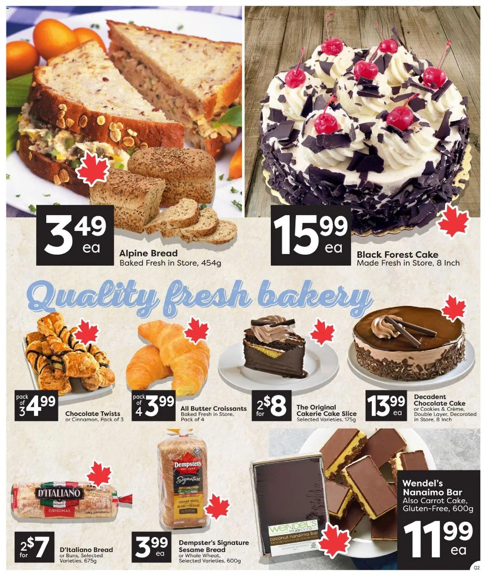 Quality Foods flyer valid from Sep 24, 2026 | Page: 6 | Products: Coconut, Carrot, Cookies, Bread