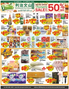 Preview of Btrust Supermarket weekly flyer - Richmond Hill from shop Btrust Supermarket valid from Oct 9, 2026