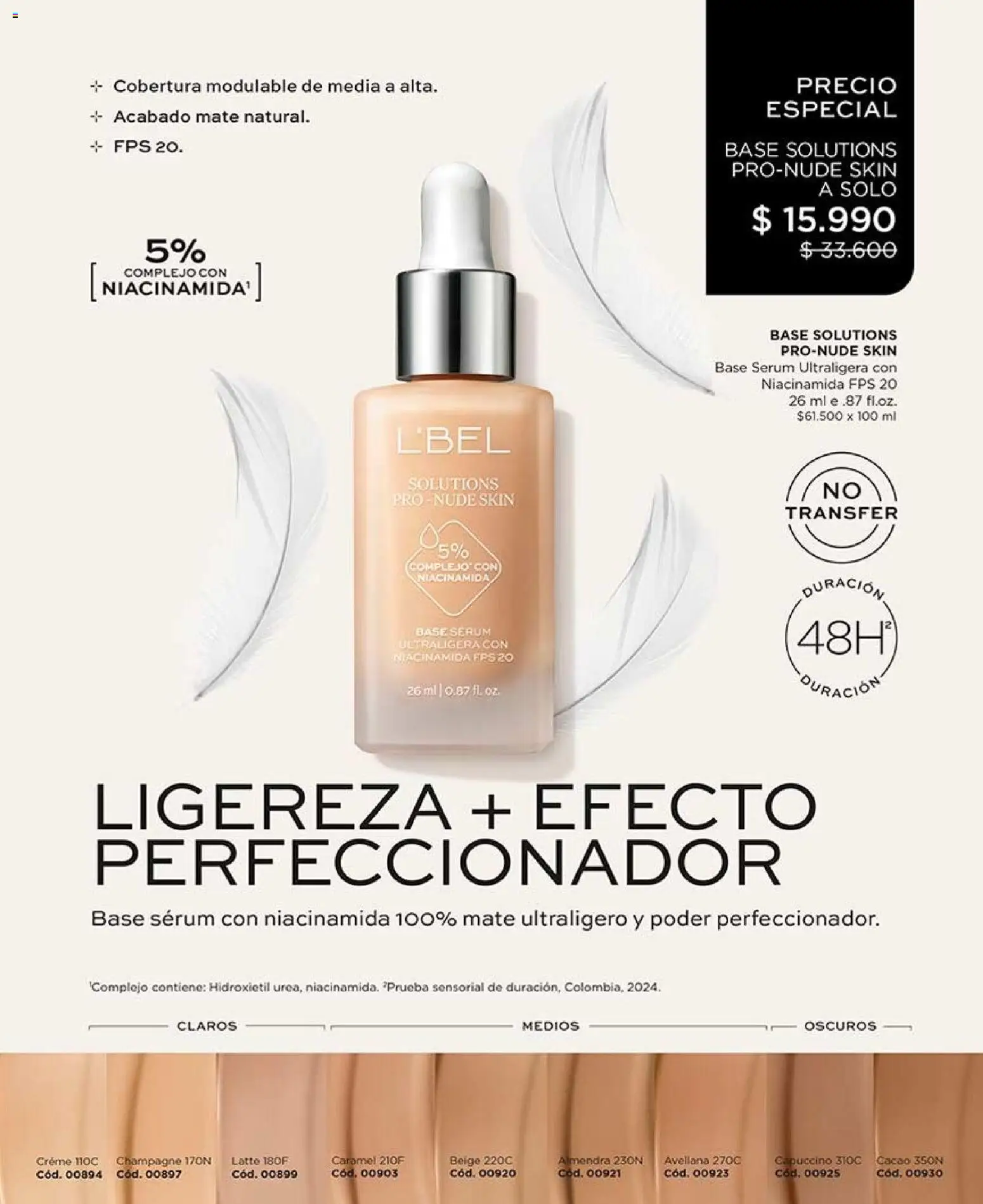 Catálogo L'Bel Campaña 13 │ válido desde el 26.07.2026 | Página: 59 | Productos: Almendra, Cacao, Mate, Serum