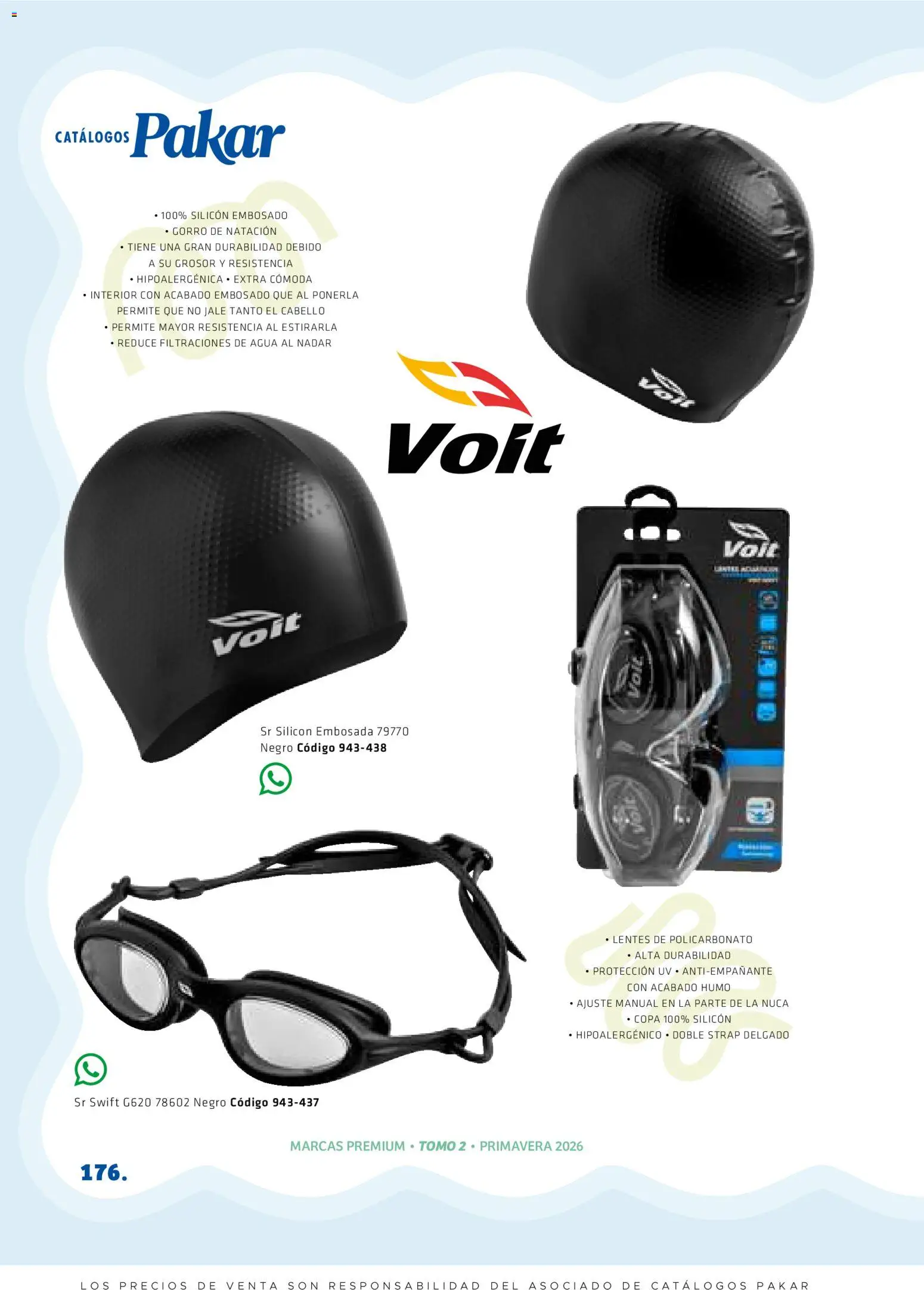 Nuevas ofertas de SC Pakar válidas en toda la República Mexicana desde el 27/02/2026. ¡Encuentra las mejores ofertas en SC Pakar catálogo Premium Men Tomo 2! | Página: 176 | Productos: Lentes, Agua
