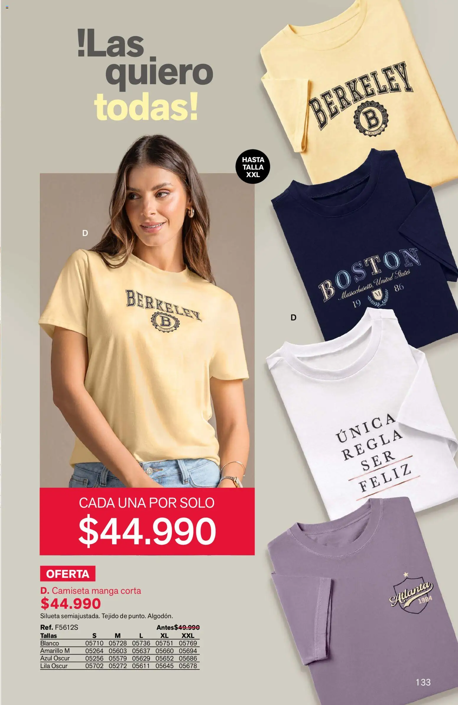 Leonisa revista - valida desde el 01/10/2026 | Página: 133 | Productos: Camiseta