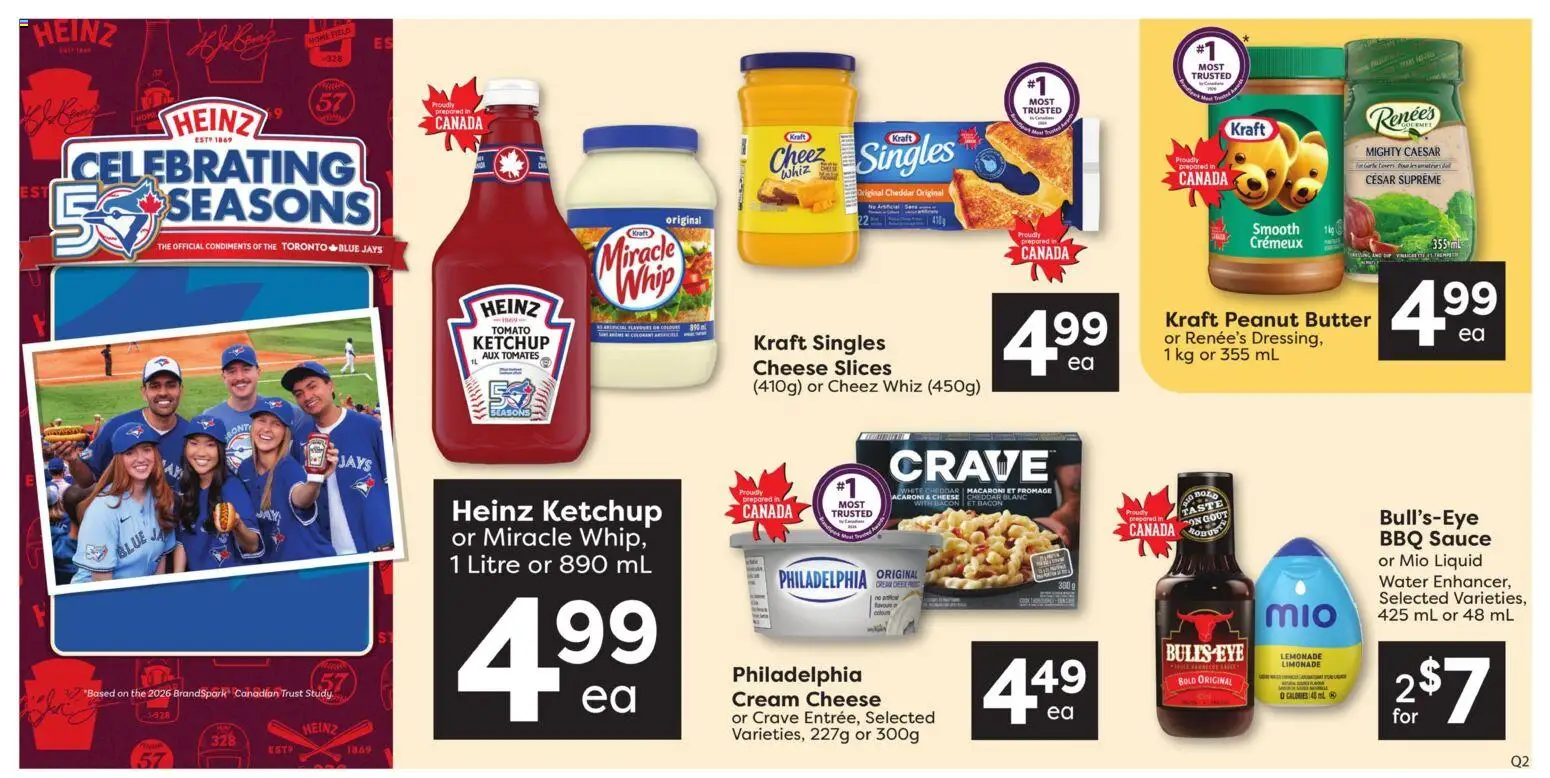 Quality Foods flyer valid from Jul 30, 2026 | Page: 12 | Products: Ketchup, Cream, Butter, Cheese