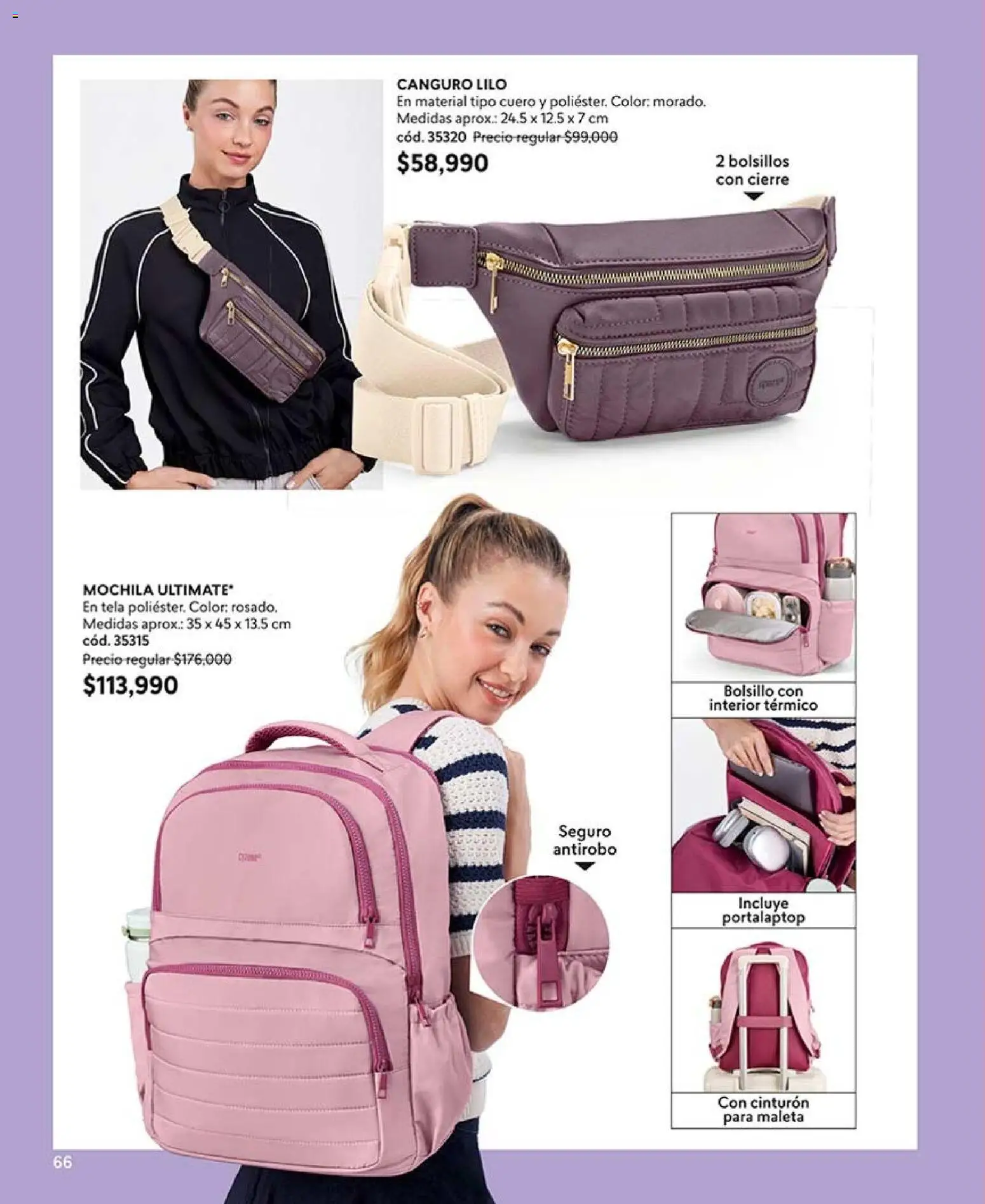 CyZone revista - valida desde el 10/08/2026 | Página: 78 | Productos: Mochila, Maleta, Cinturón, Bolsillos