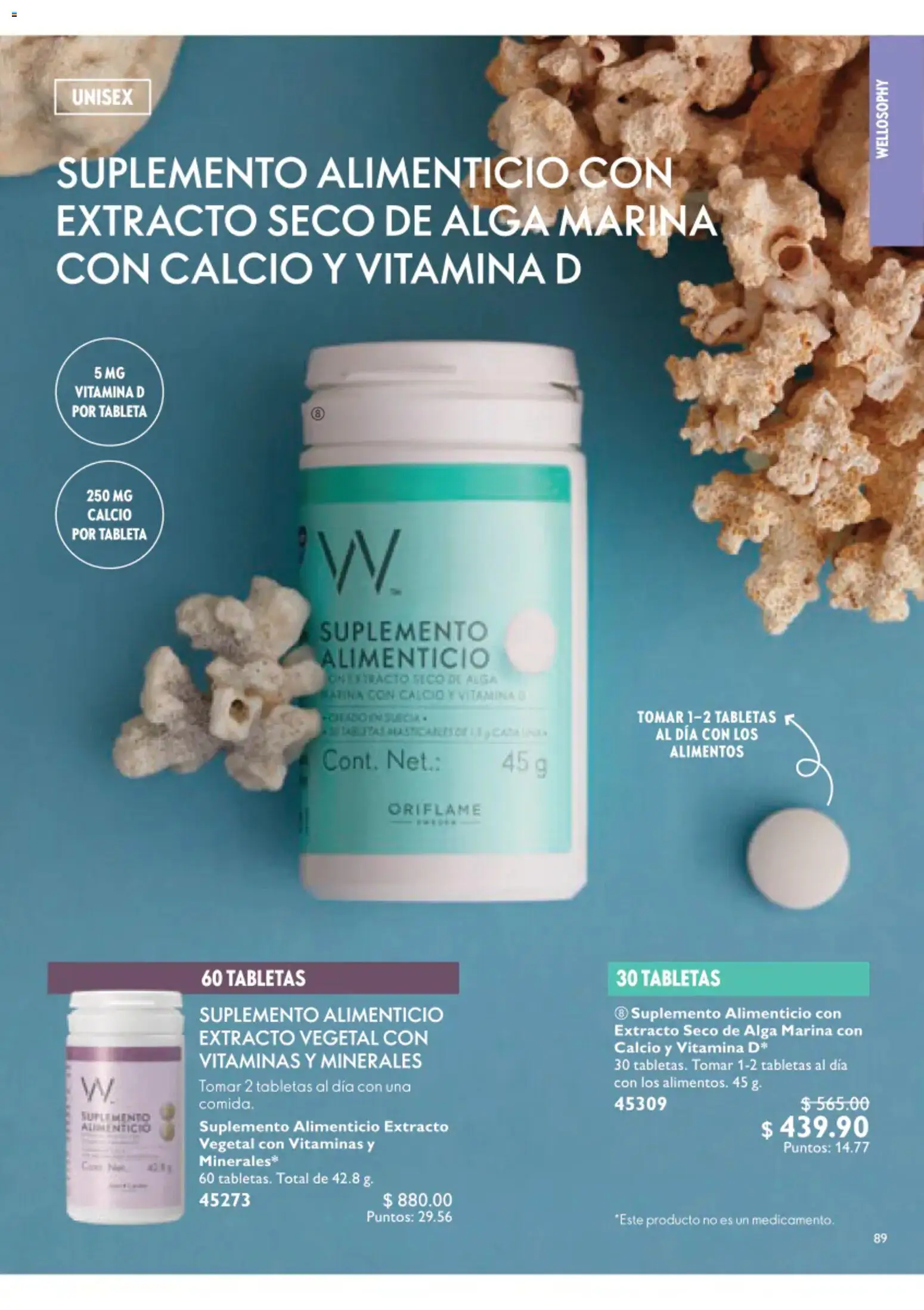 Nuevas ofertas de Oriflame válidas en toda la República Mexicana desde el 01/08/2026. ¡Encuentra las mejores ofertas en Oriflame campaña 11 2026! | Página: 89 | Productos: Vitaminas, Tableta