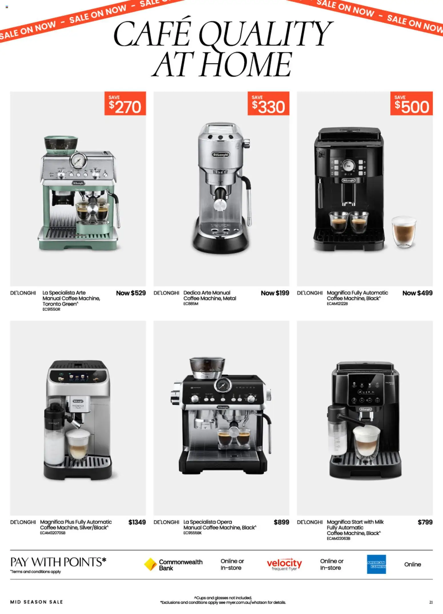 Myer catalogue - valid from 09/09/2026 | Page: 21 | Products: Milk, Coffee, Glasses
