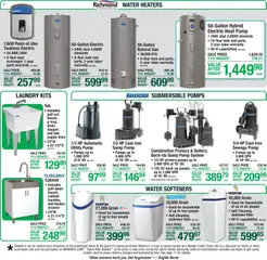 Preview of Menards weekly ads valid from 09/17/2026 | Page: 15 | Products: Basket, Water, Water Heater, Iron