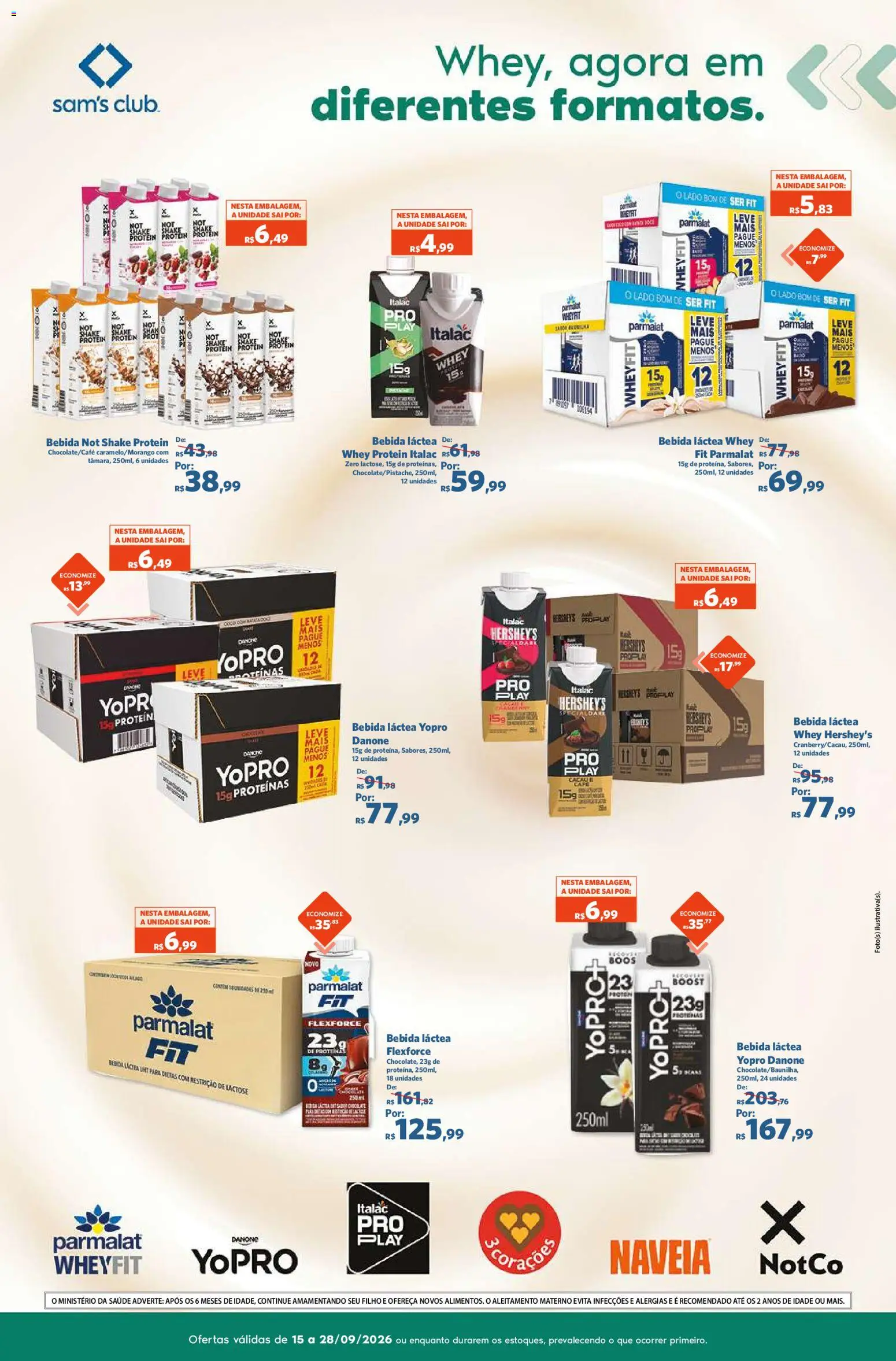 Sam's Club Folheto - válido de 15/09/2026 | Página: 13 | Produtos: Café, Bebida, Whey protein