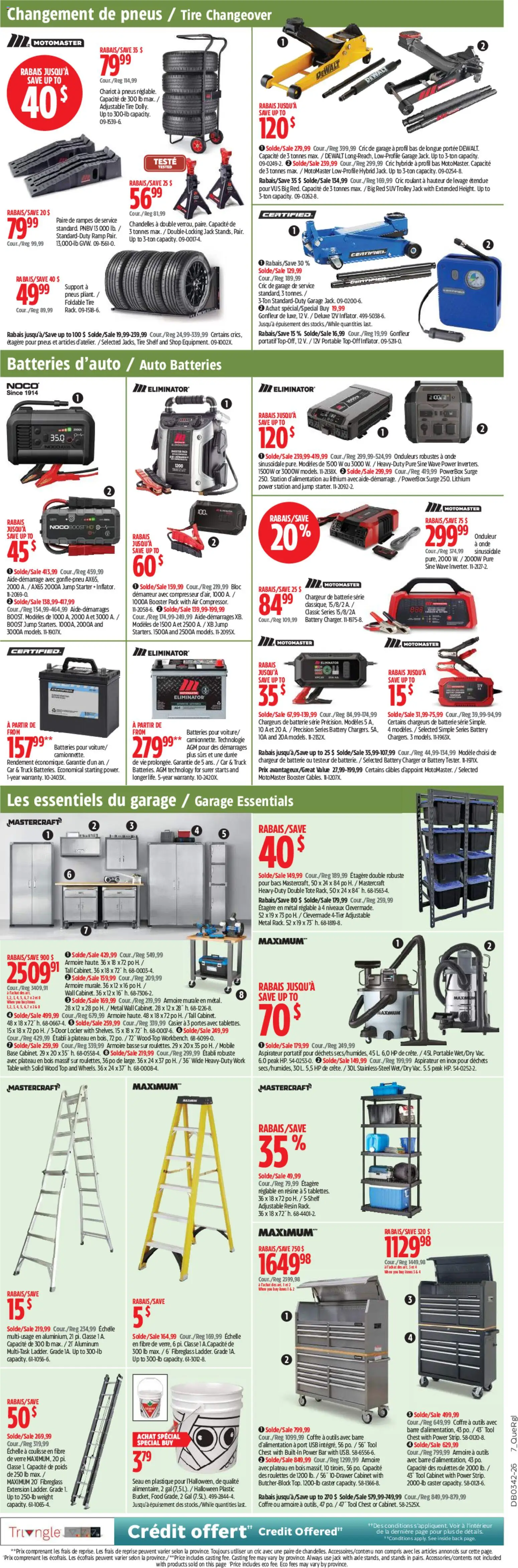 Canadian Tire flyer valid from Oct 15, 2026 | Page: 3