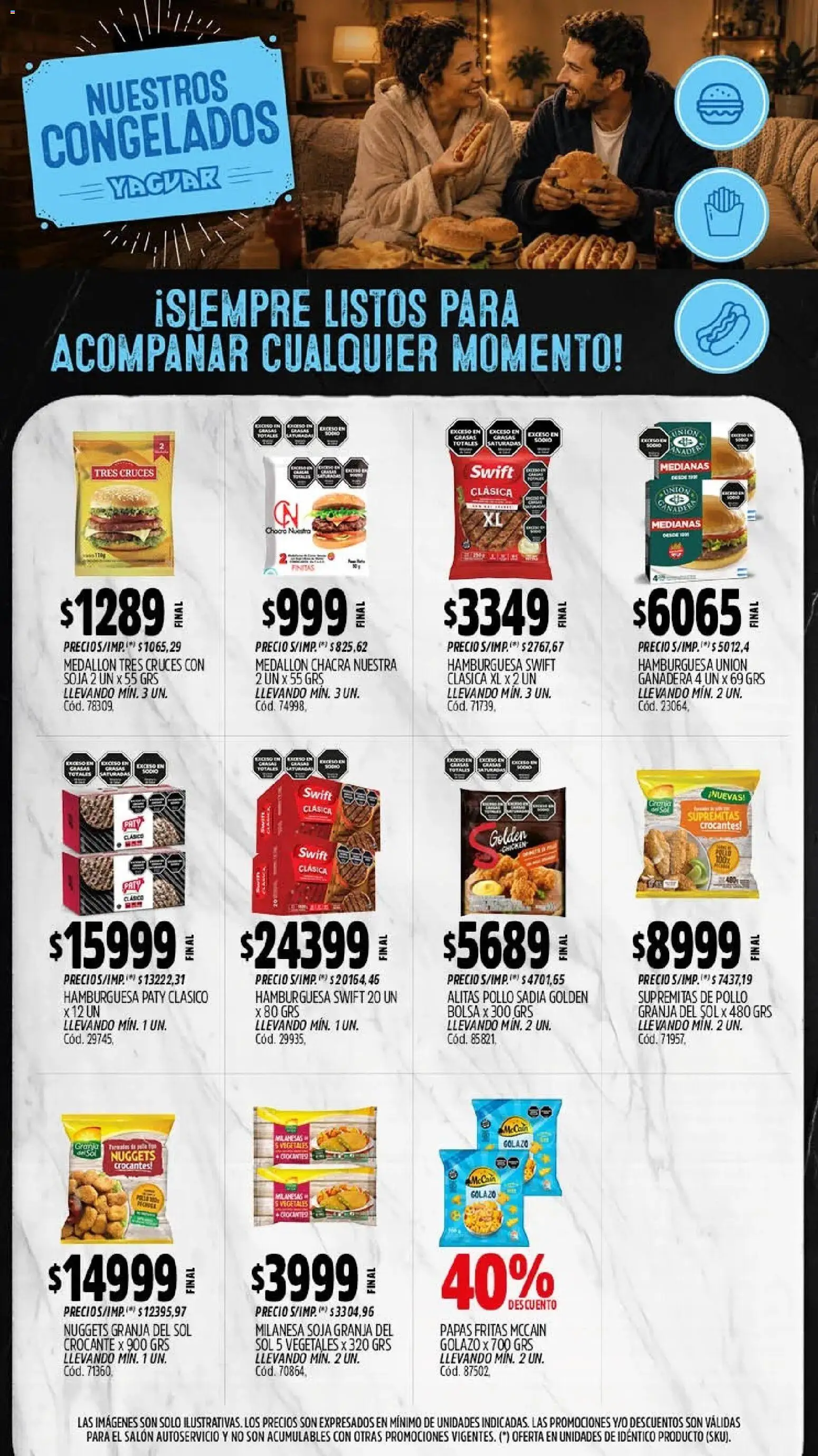 Yaguar - Oferta Semanal Salta │ válido desde el 21/09/2026 | Página: 11 | Productos: Pollo, Milanesa, Papas, Papas fritas