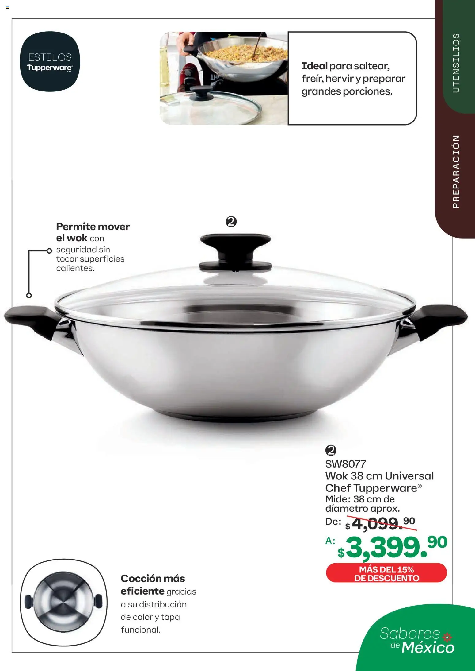 Nuevas ofertas de Tupperware válidas en toda la República Mexicana desde el 10/08/2026. ¡Encuentra las mejores ofertas en Tupperware catálogo! | Página: 35 | Productos: Wok