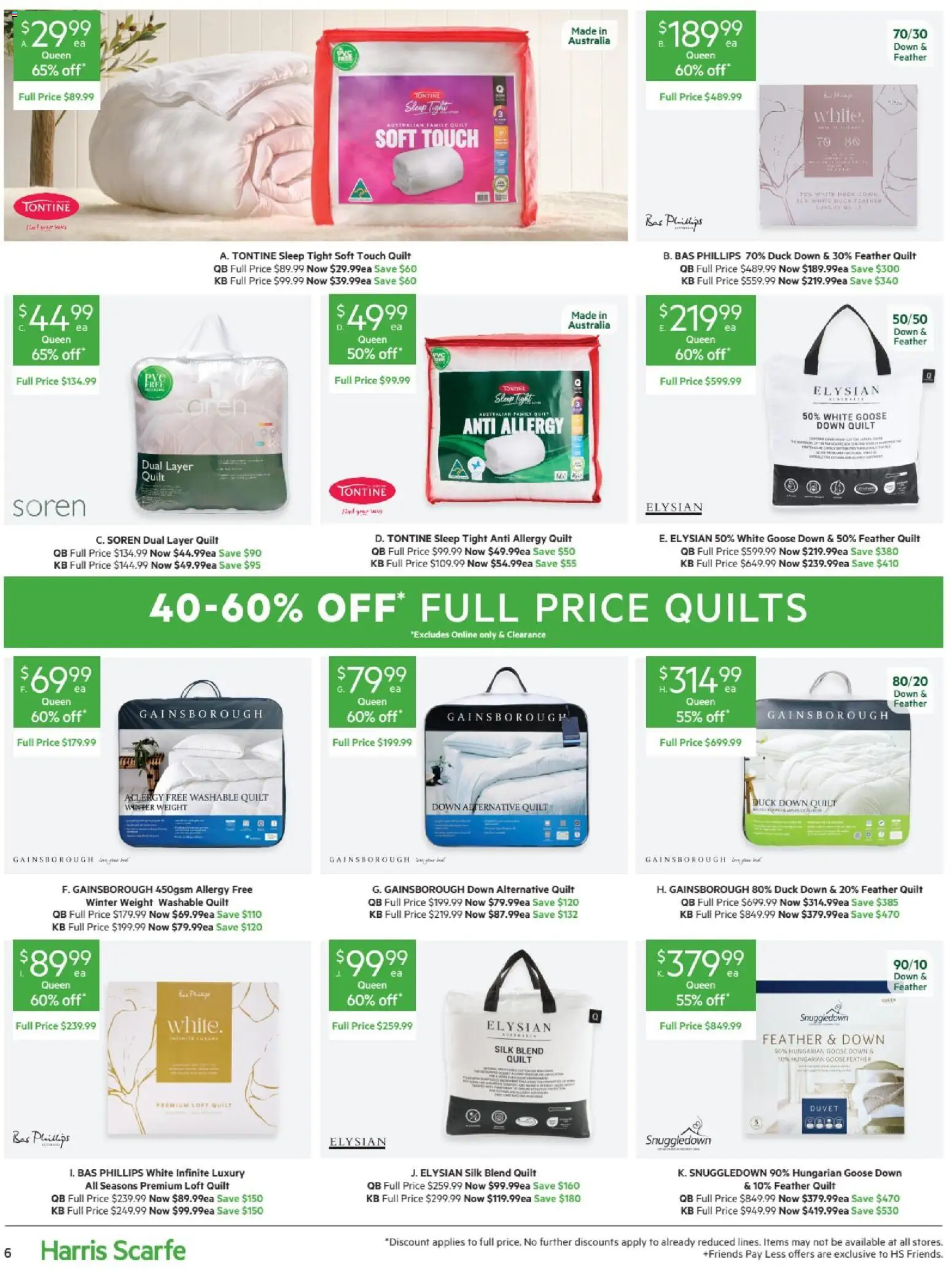 Harris Scarfe catalogue - valid from 22.05.2026 | Page: 6 | Products: Box, Duck, Weight, Allergy
