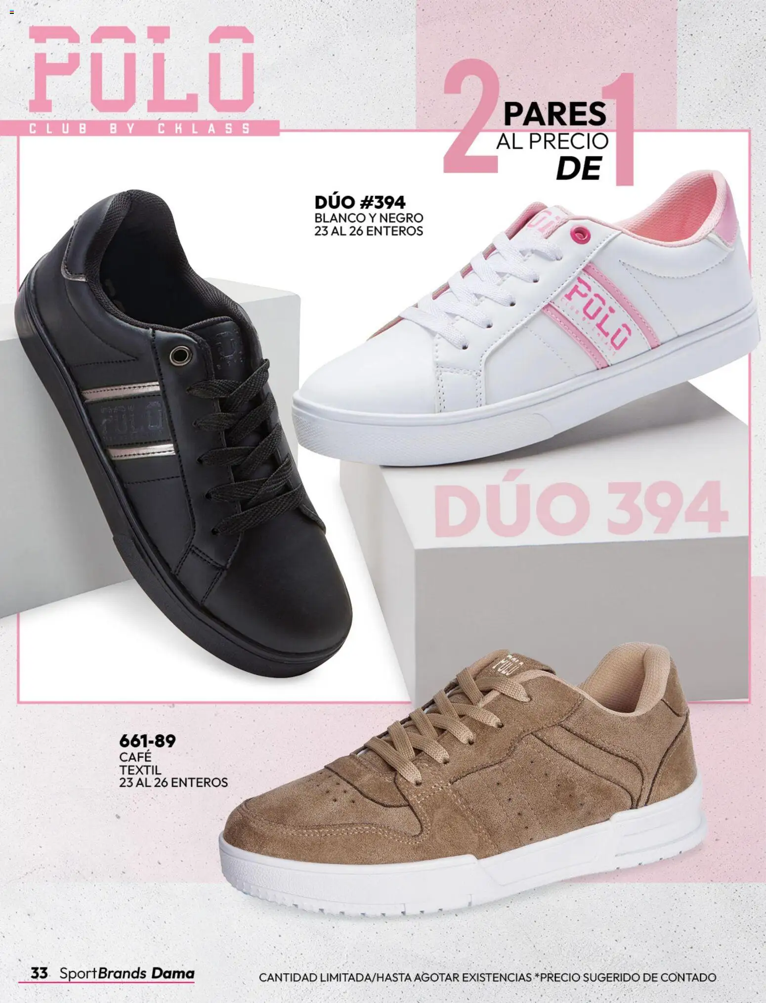 Nuevas ofertas de Cklass válidas en toda la República Mexicana desde el 08/07/2026. ¡Encuentra las mejores ofertas en Cklass catálogo Sportbrands dama! | Página: 34 | Productos: Café