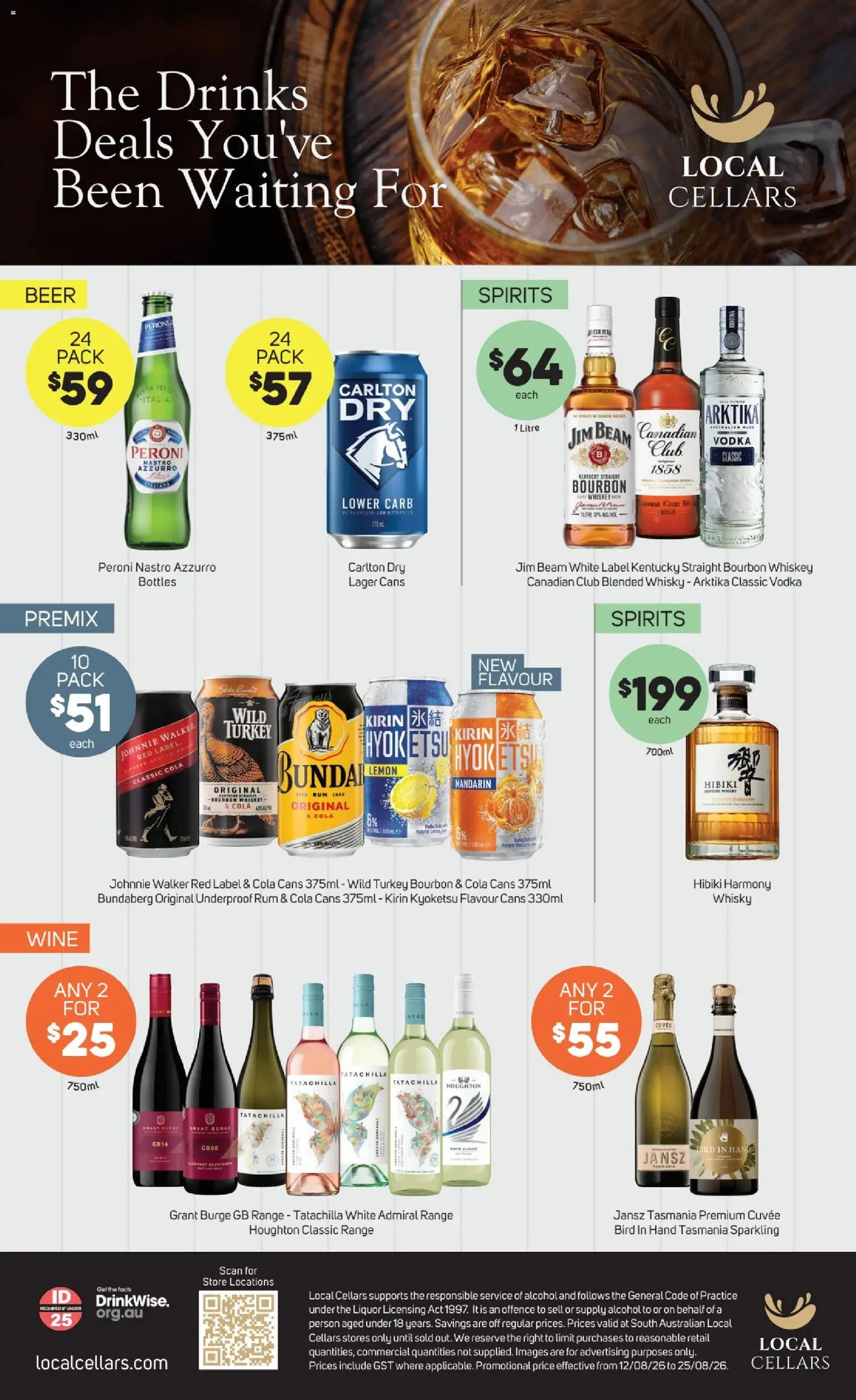 Foodland catalogue - valid from 12/08/2026 | Page: 2 | Products: Bourbon, Whiskey, Rum, Turkey