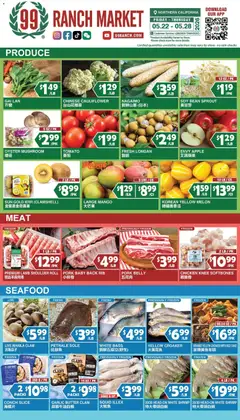 Preview of 99 Ranch Market weekly ads valid from 22.05.2026