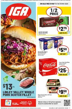 Preview of IGA catalogue WA Medium Metro - valid from 13.05.2026