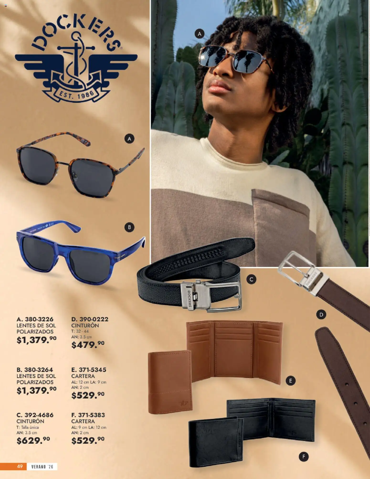 Nuevas ofertas de Andrea válidas en toda la República Mexicana desde el 24/05/2026. ¡Encuentra las mejores ofertas en Andrea catálogo Accesorios para todos! | Página: 49 | Productos: Lentes, Cinturón, Lentes de sol