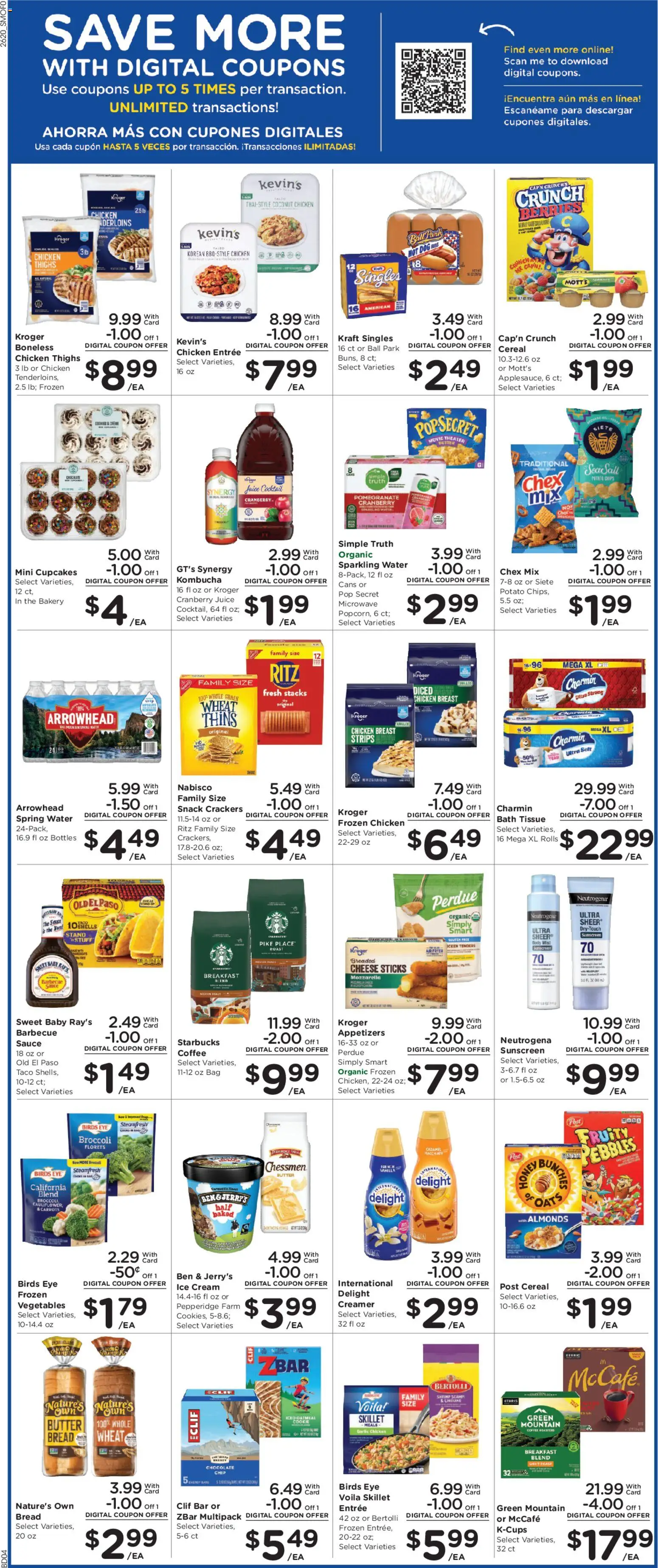 Smith's Weekly Ad - NM - valid from 17.06.2026 | Page: 4 | Products: Broccoli, Bread, Microwave, Ice cream