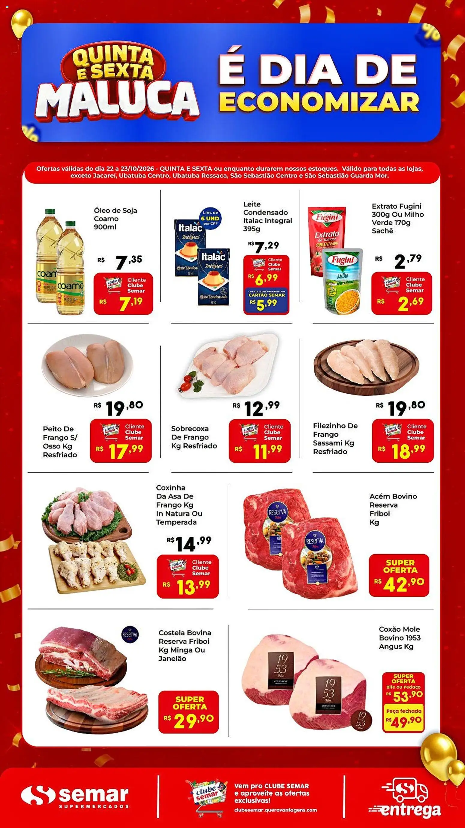 Semar Supermercado Folheto - válido de 22/10/2026 | Página: 1