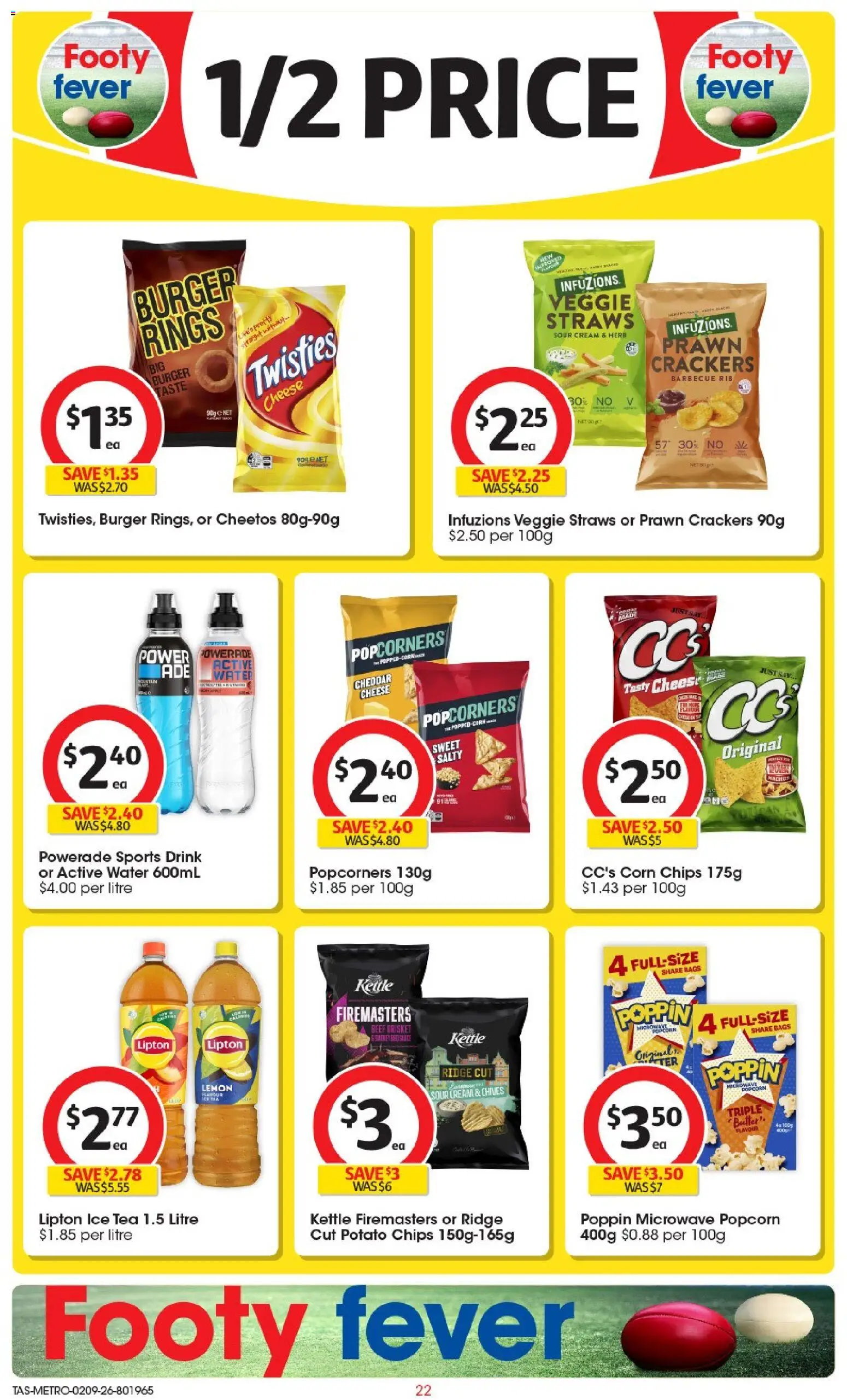 Coles catalogue - valid from 02/09/2026 | Page: 23 | Products: Corn, Tea, Popcorn, Lemon