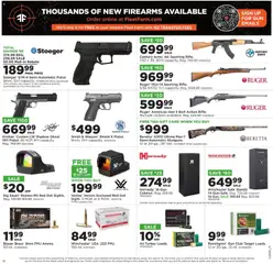 Preview of Mills Fleet Farm weekly ads valid from 04.05.2026 | Page: 14 | Products: Safe, Case, Gun, Ammo