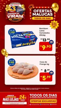Semar Supermercado ofertas Malucas - Pré-Visualização do folheto da loja Semar Supermercado, válido de 26/09/2026