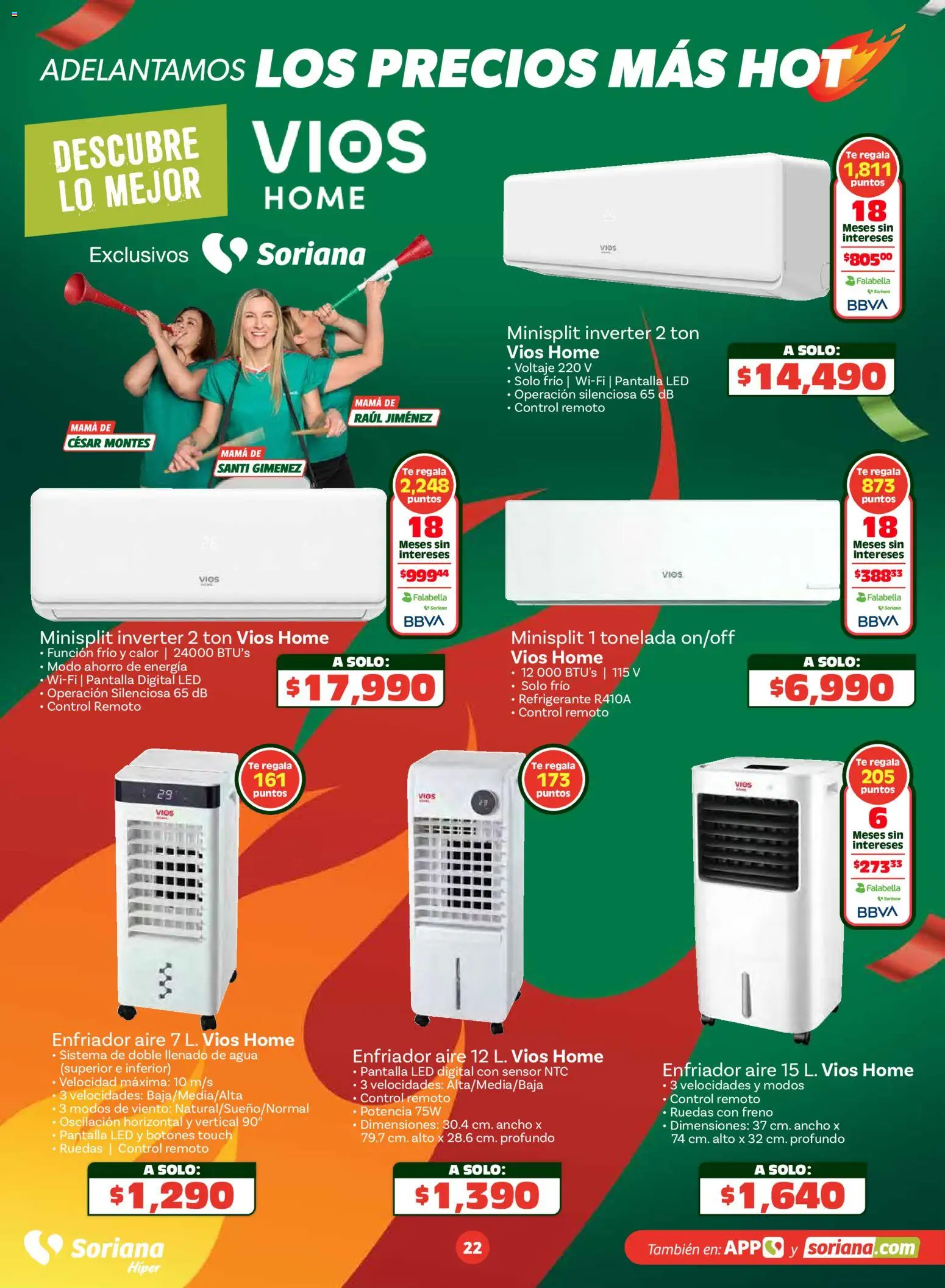 Nuevas ofertas de Soriana válidas en toda la República Mexicana desde el 14.05.2026. ¡Encuentra las mejores ofertas en Soriana Hot Sale! | Página: 22 | Productos: Agua, Control remoto, Té