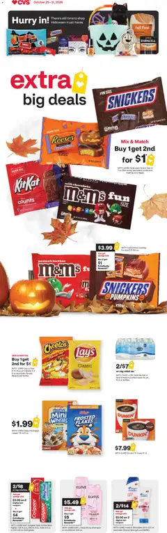 Preview of CVS Pharmacy weekly ads valid from 10/25/2026