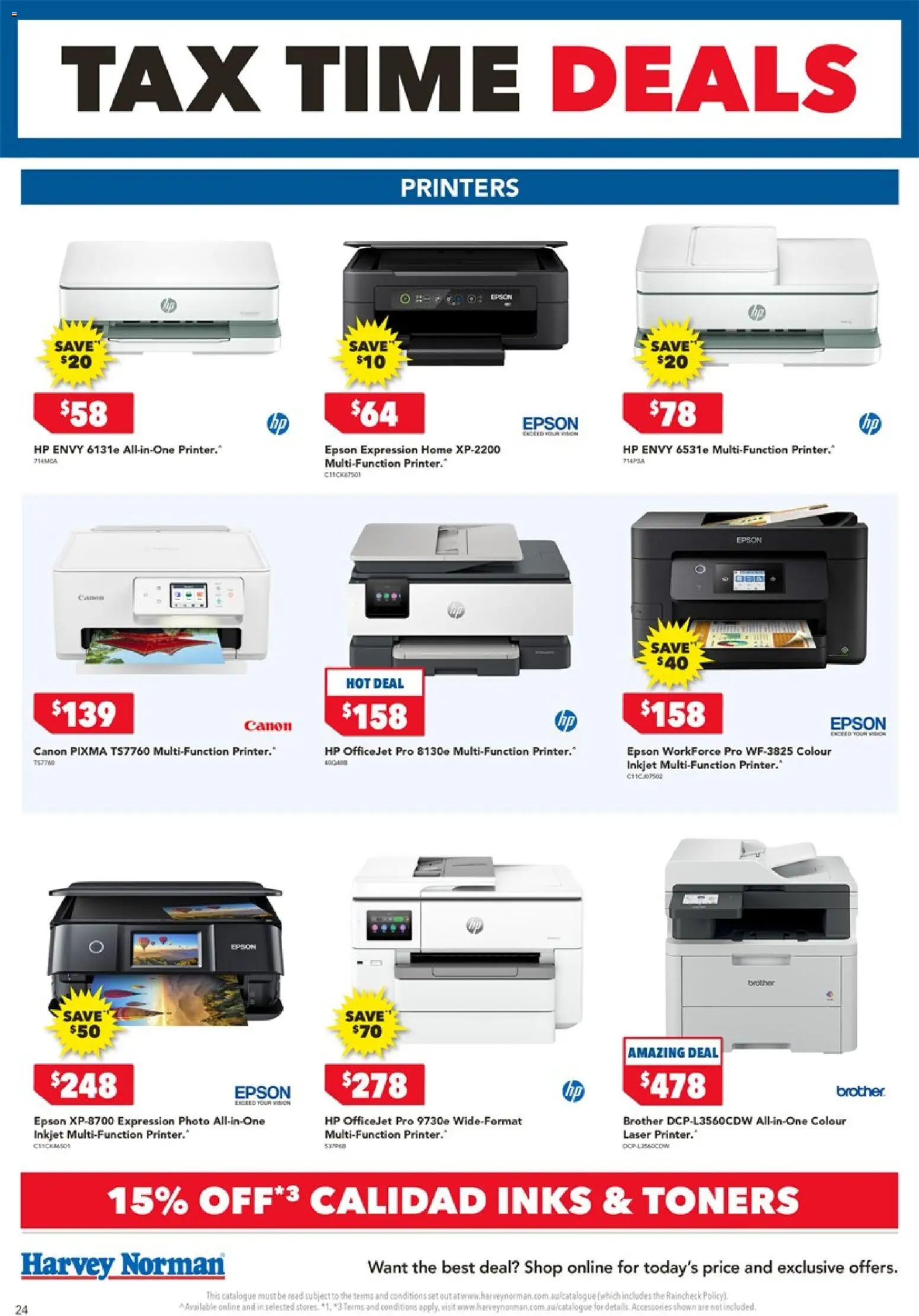 Harvey Norman catalogue - valid from 05.06.2026 | Page: 24 | Products: Accessories, Printer