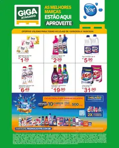 GIGA Atacado ofertas Ypê - Pré-Visualização do folheto da loja GIGA Atacado, válido de 10/09/2026