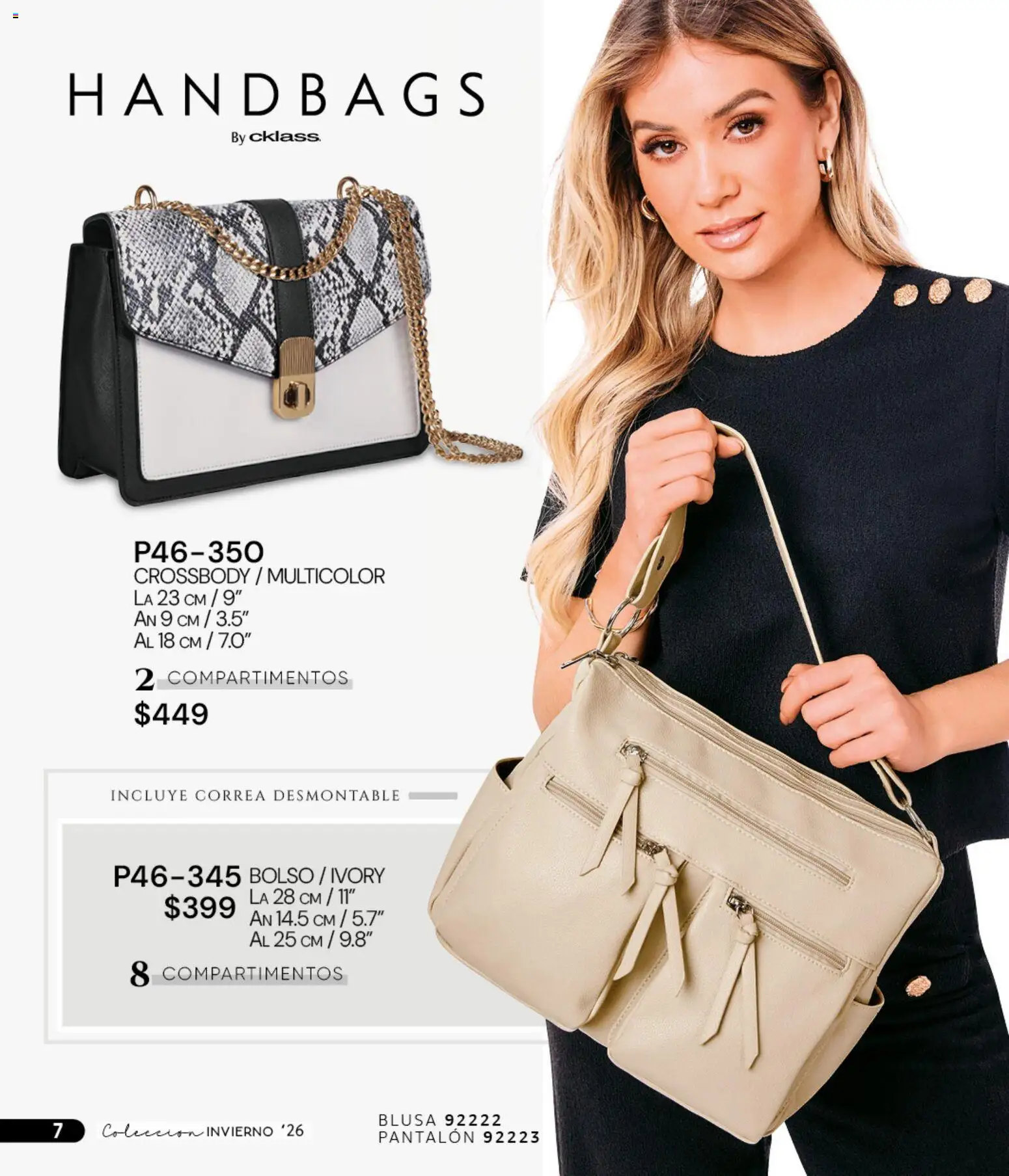 Nuevas ofertas de Cklass válidas en toda la República Mexicana desde el 11/09/2026. ¡Encuentra las mejores ofertas en Cklass catálogo Home Invierno! | Página: 98 | Productos: Blusa, Bolso