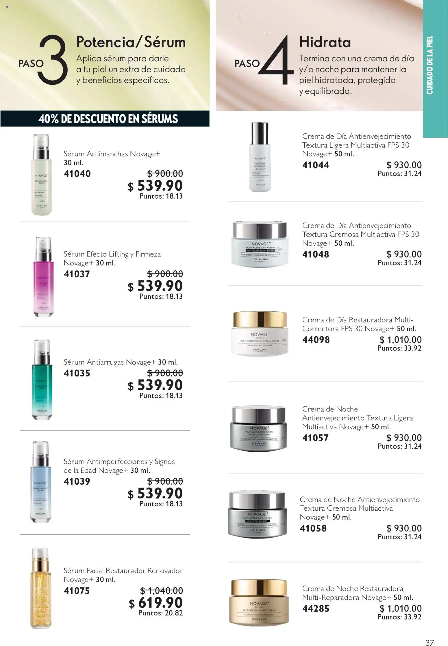 Nuevas ofertas de Oriflame válidas en toda la República Mexicana desde el 03/10/2026. ¡Encuentra las mejores ofertas en Oriflame campaña 14 2026! | Página: 37