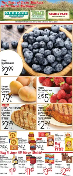 Preview of Family Fare weekly ads valid from 10.05.2026 | Page: 1 | Products: Pork, Pasta, Chips, Kettle