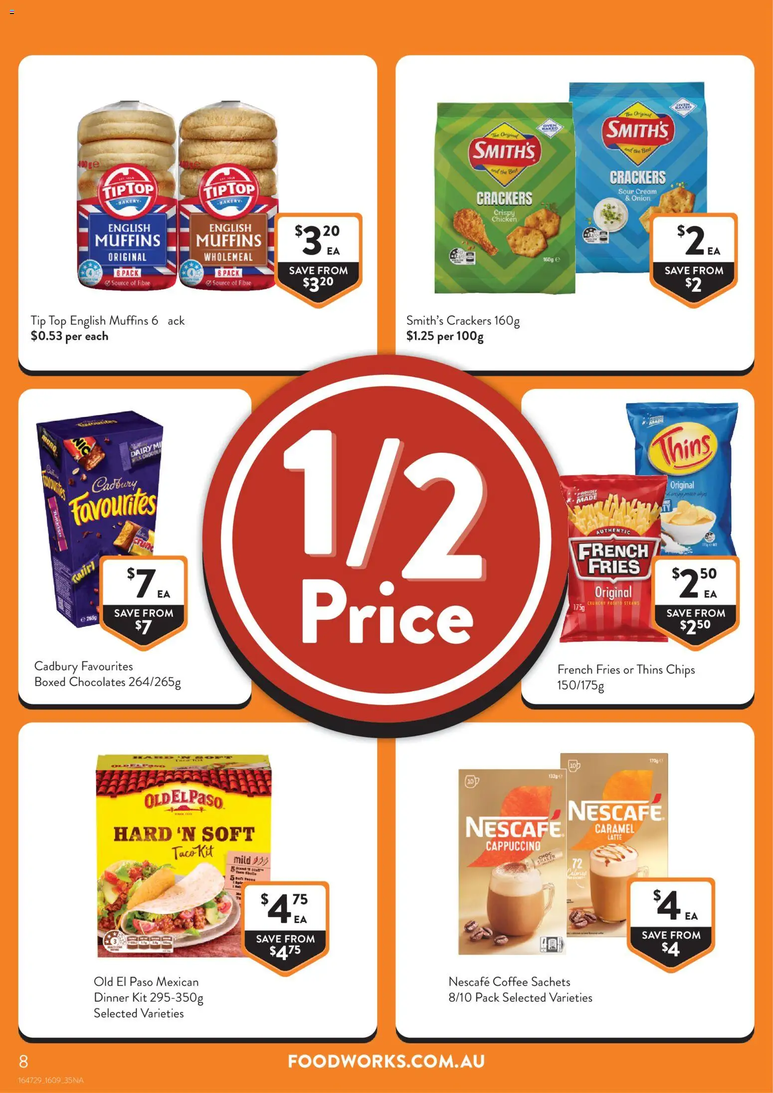 Foodworks catalogue - valid from 16/09/2026 | Page: 8 | Products: Coffee, Sour cream, Cream, Onion
