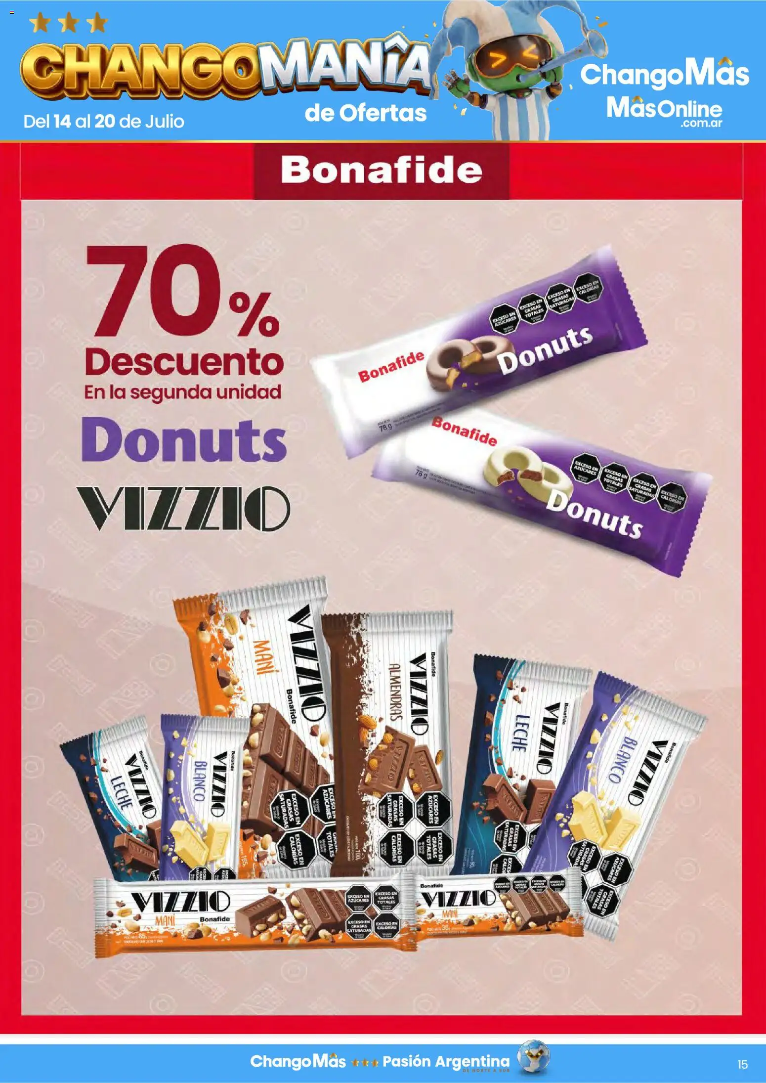 Changomas Especial dulzura │ válido desde el 14/07/2026 | Página: 9 | Productos: Almendras, Mani, Leche