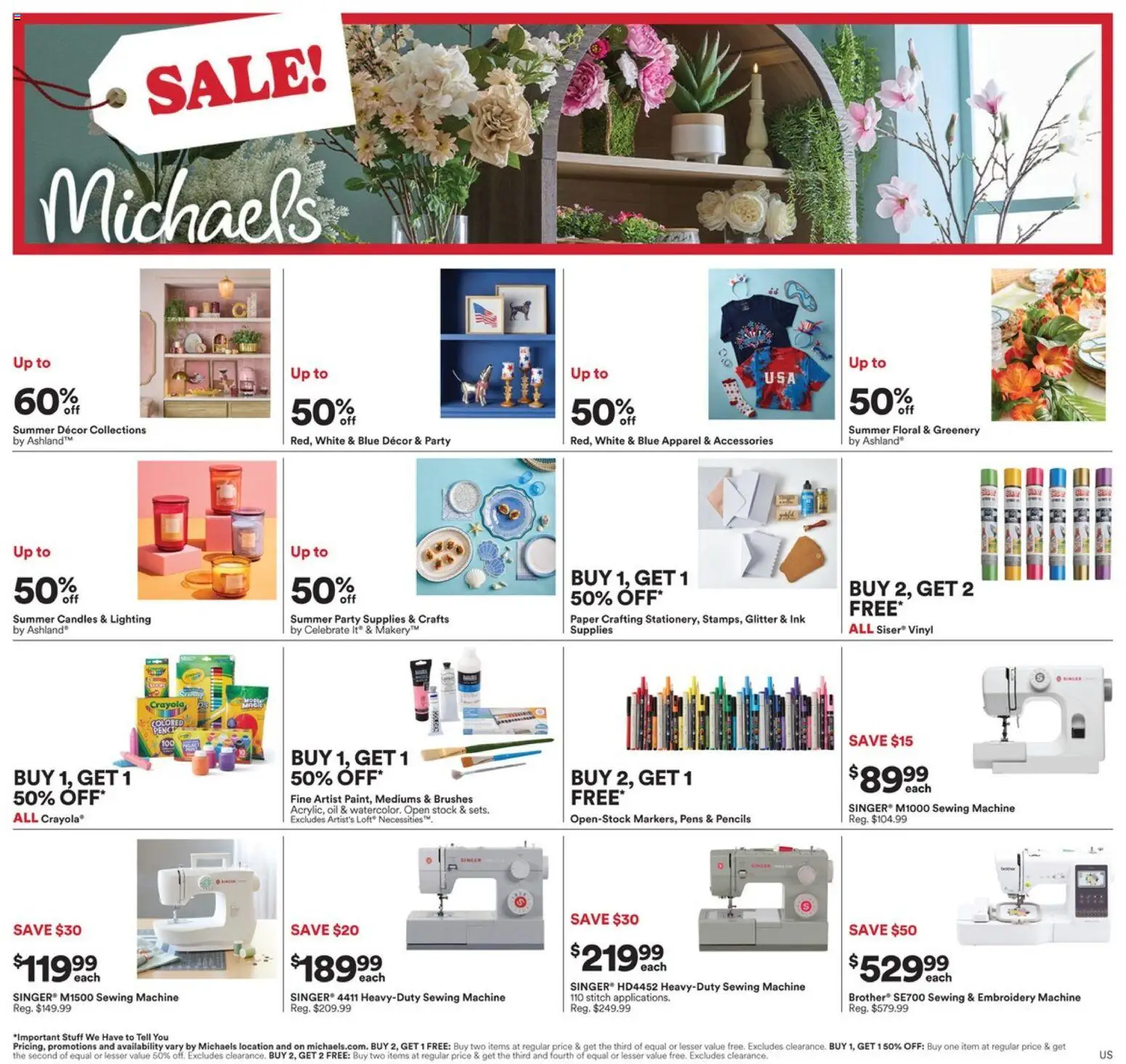 Michaels Weekly Ad - valid from 31.05.2026 | Page: 1