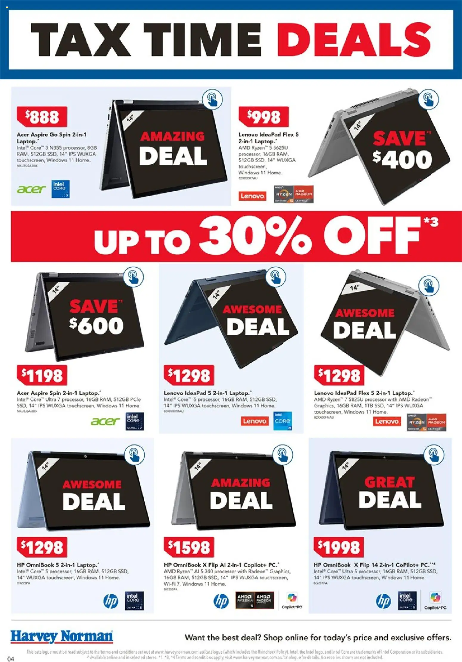 Harvey Norman catalogue - valid from 05.06.2026 | Page: 4 | Products: Accessories, Pc