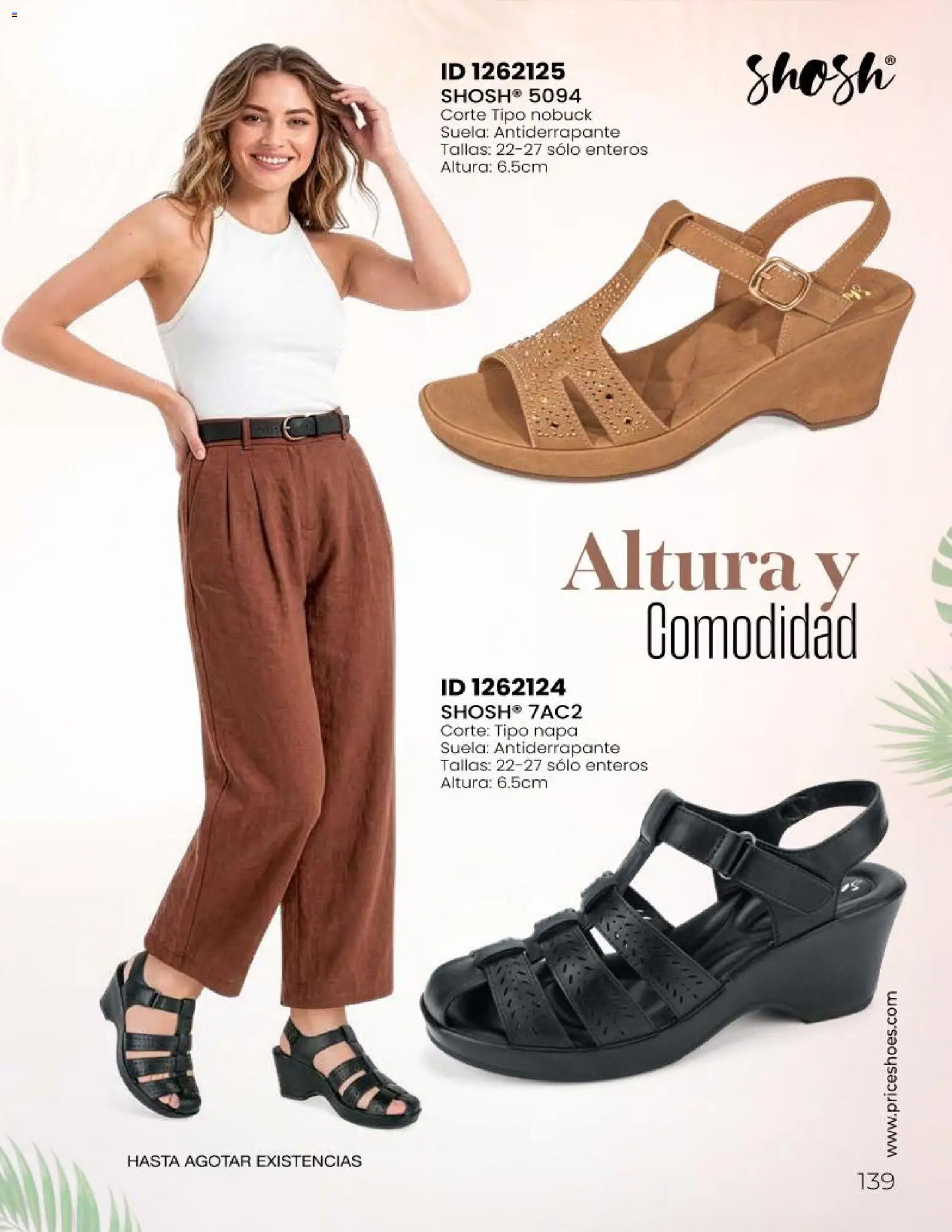 Nuevas ofertas de Price Shoes válidas en toda la República Mexicana desde el 23/06/2026. ¡Encuentra las mejores ofertas en Price Shoes catálogo Sandalias 2026! | Página: 139
