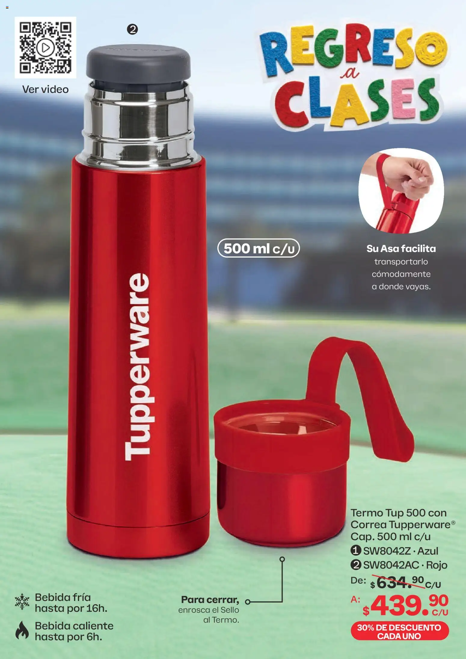 Nuevas ofertas de Tupperware válidas en toda la República Mexicana desde el 13/07/2026. ¡Encuentra las mejores ofertas en Tupperware catálogo! | Página: 17 | Productos: Termo, Video