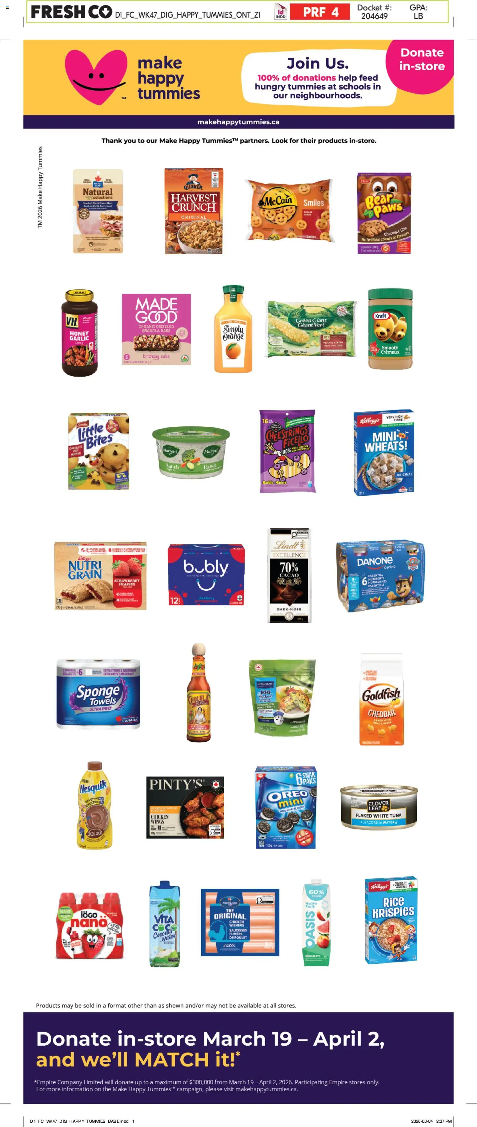 FreshCo flyer from Mar 19, 2026 > online preview