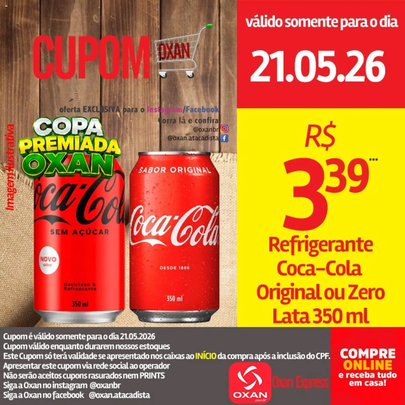 Oxan Atacadista Folheto - válido de 21.05.2026 | Página: 16 | Produtos: Copa, Açúcar, Refrigerante