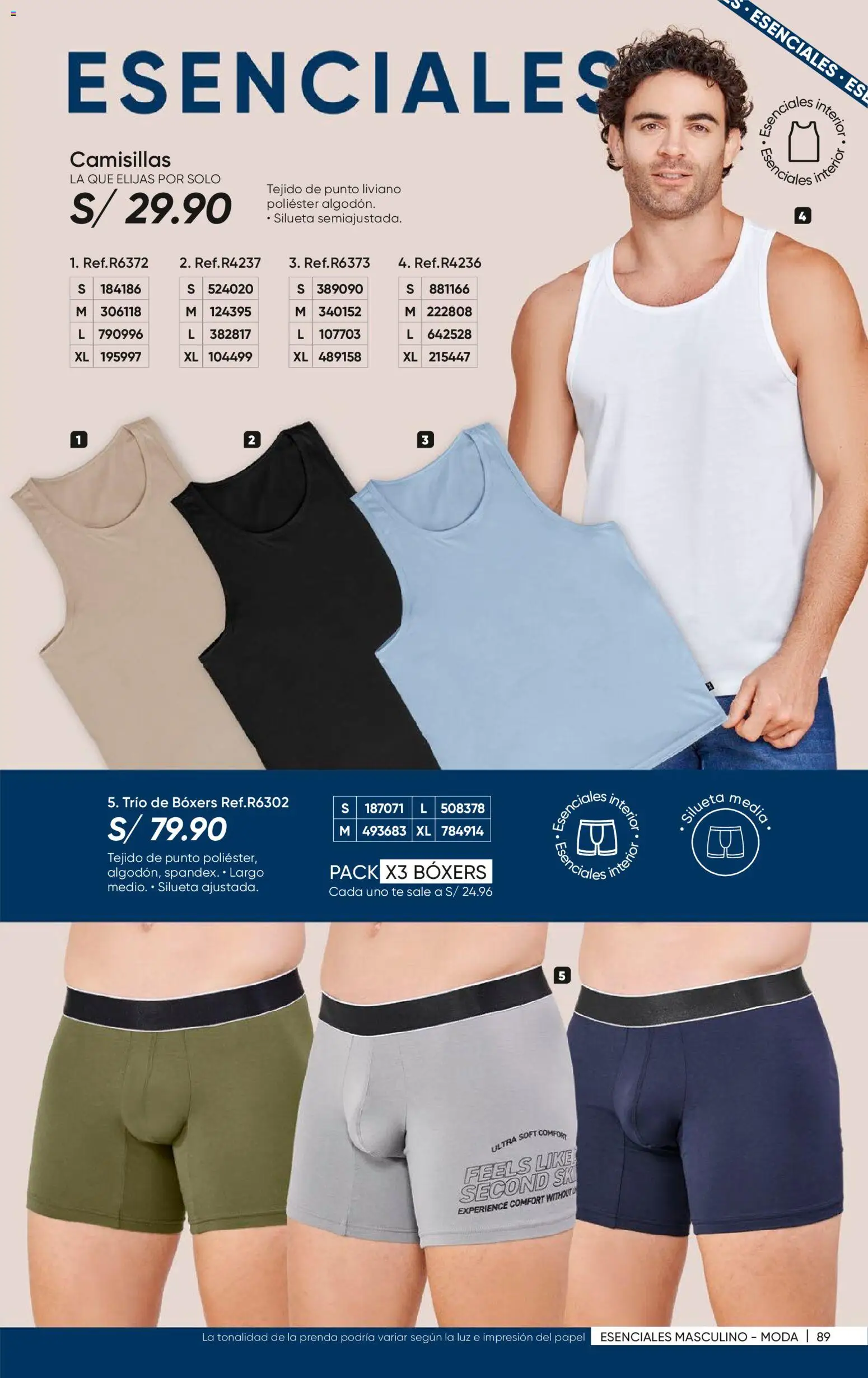 Catálogo Azzorti válido desde 31/08/2026 | Página: 95 | Productos: Té, Boxers