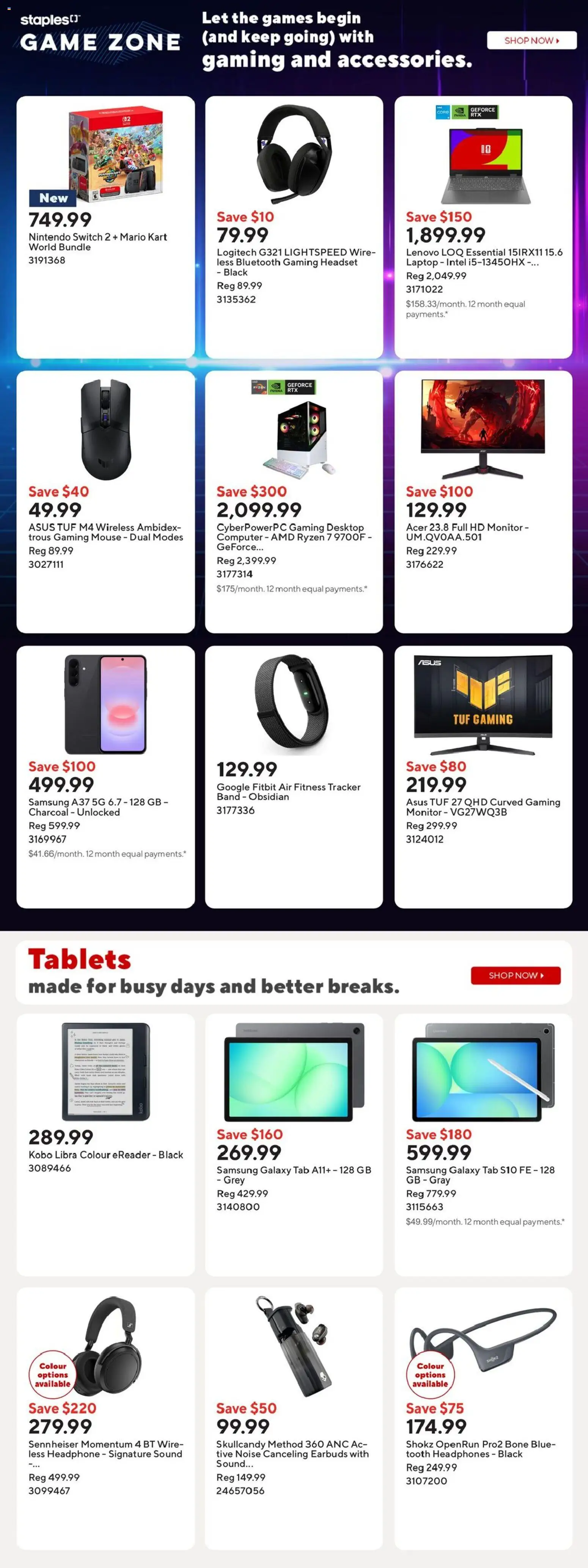 Staples flyer valid from Oct 9, 2026 | Page: 10