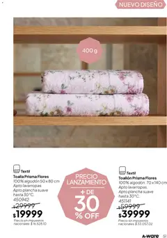 Vista previa Tupperware Folleto válido desde el 04/08/2026 | Página: 53 | Productos: Toalla, Algodón, Flores, Plancha