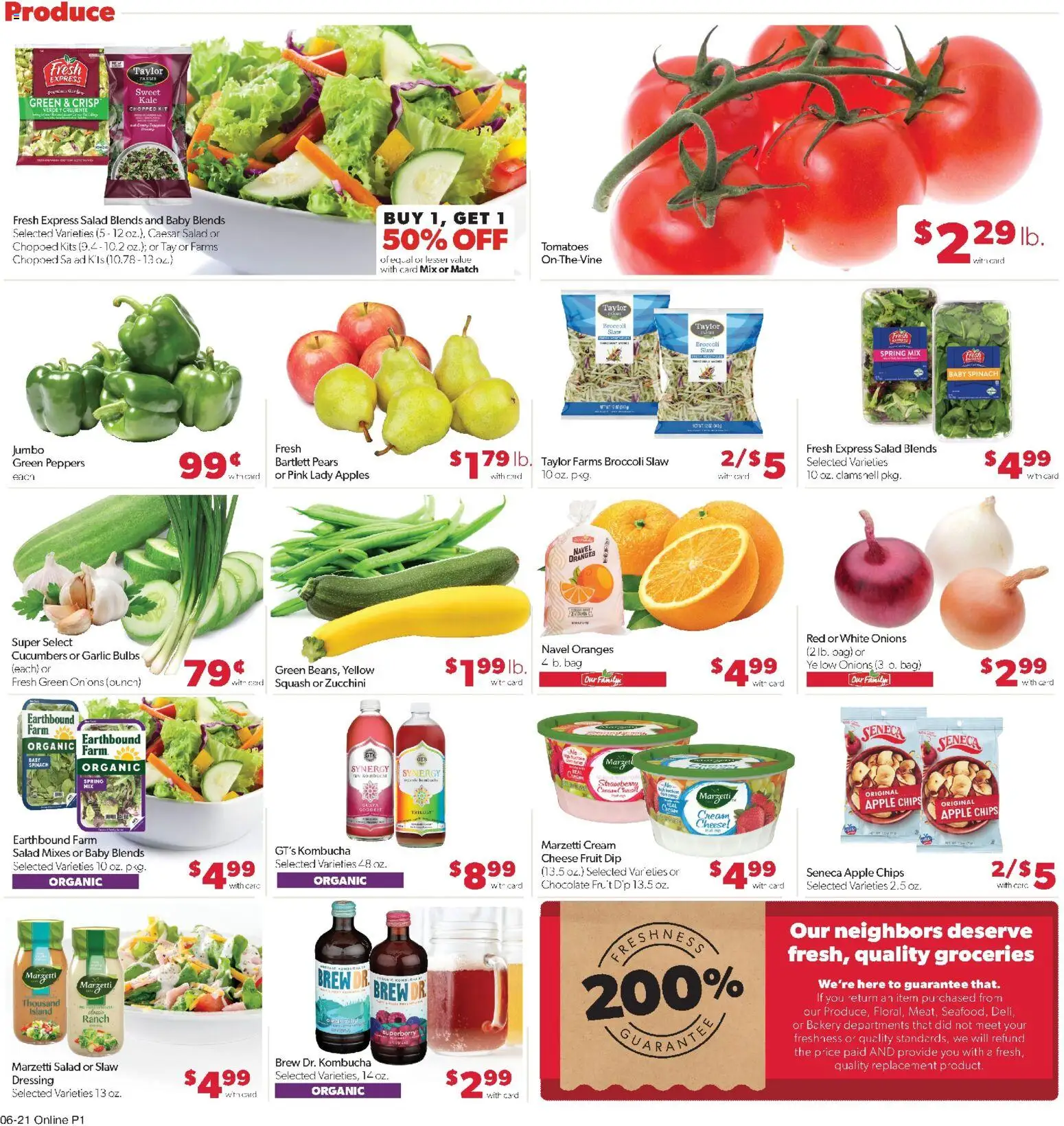 Family Fare Weekly Ad - NE - valid from 06/21/2026 | Page: 5 | Products: Kale, Cheese, Chocolate, Garlic